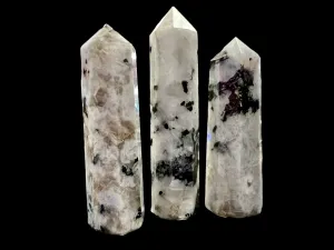 Rainbow Moonstone Tower - Faceted