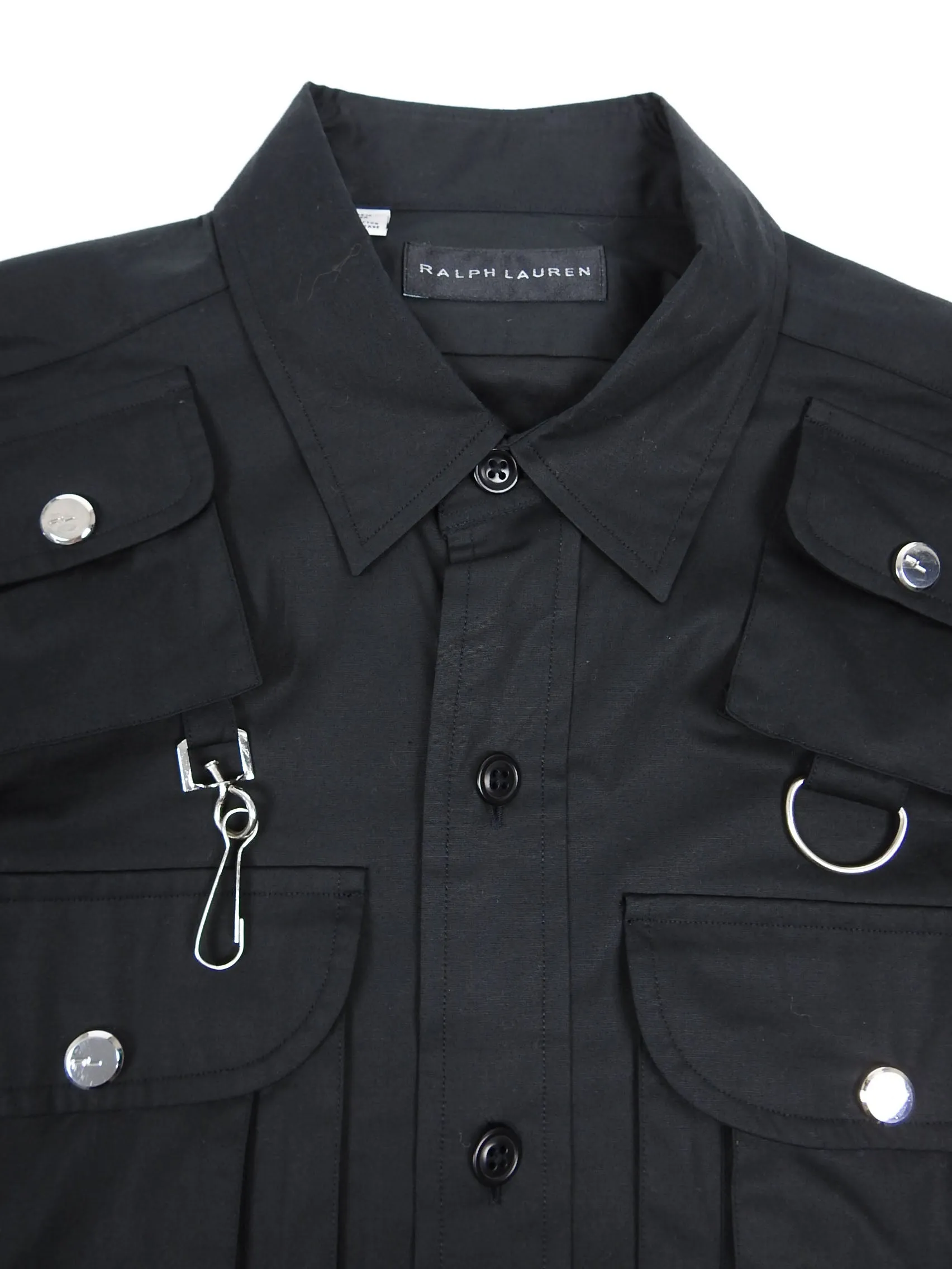 Ralph Lauren Black Label Multi Pocket Shirt Black Small