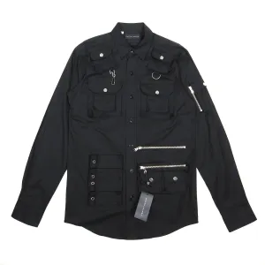 Ralph Lauren Black Label Multi Pocket Shirt Black Small