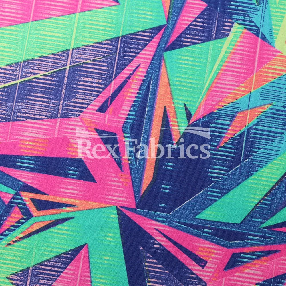 Razors Edge / 4-Way Stretch Nylon Spandex Print
