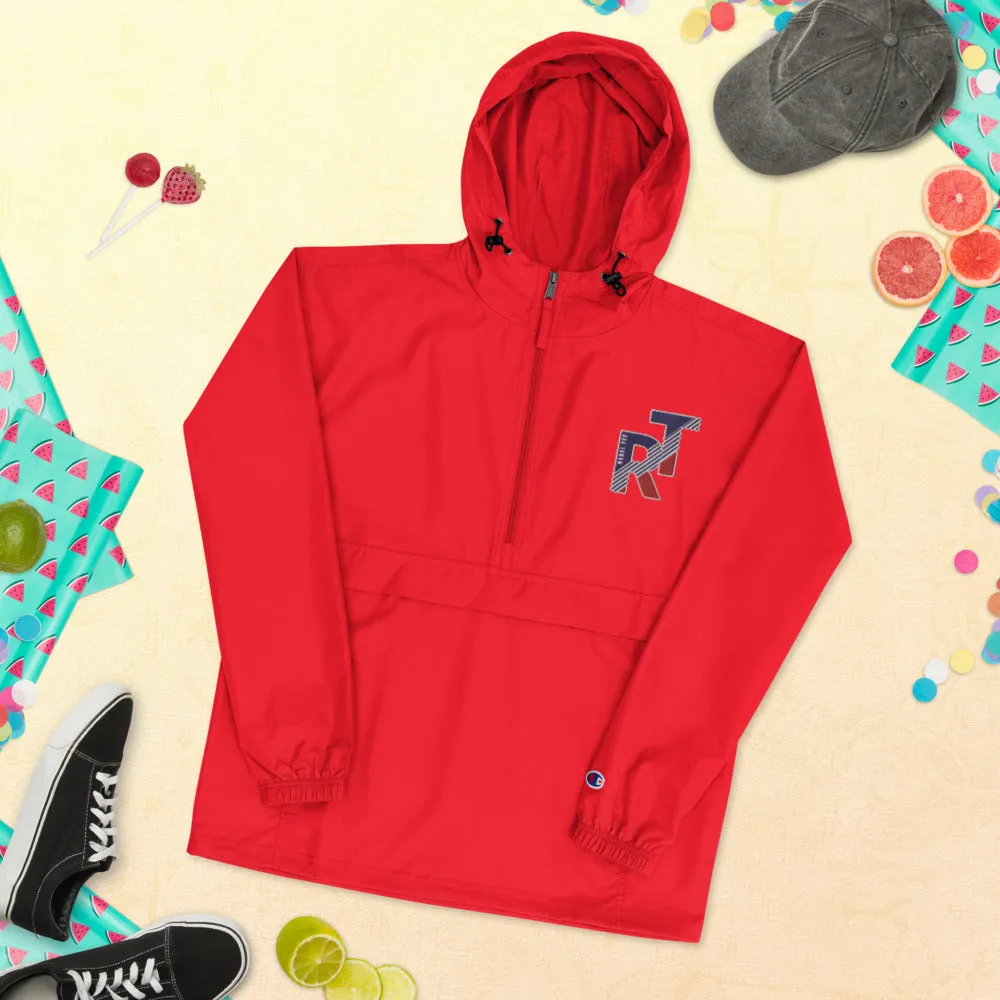 REBEL TEE Embroidered Champion Unisex Packable Jacket