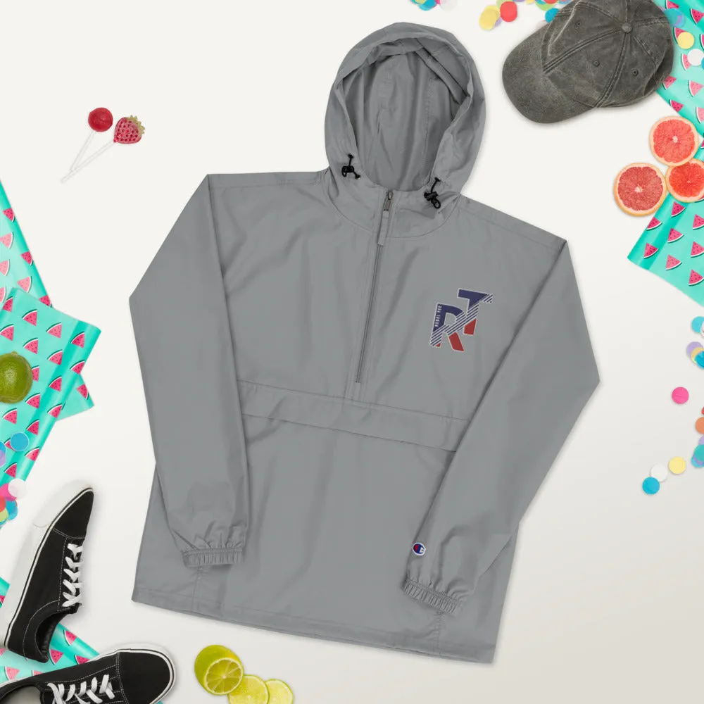 REBEL TEE Embroidered Champion Unisex Packable Jacket