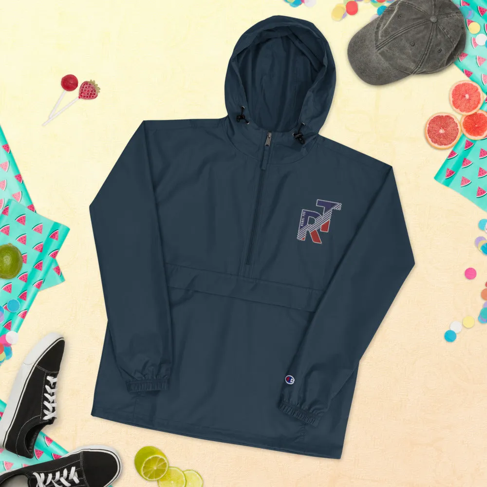 REBEL TEE Embroidered Champion Unisex Packable Jacket