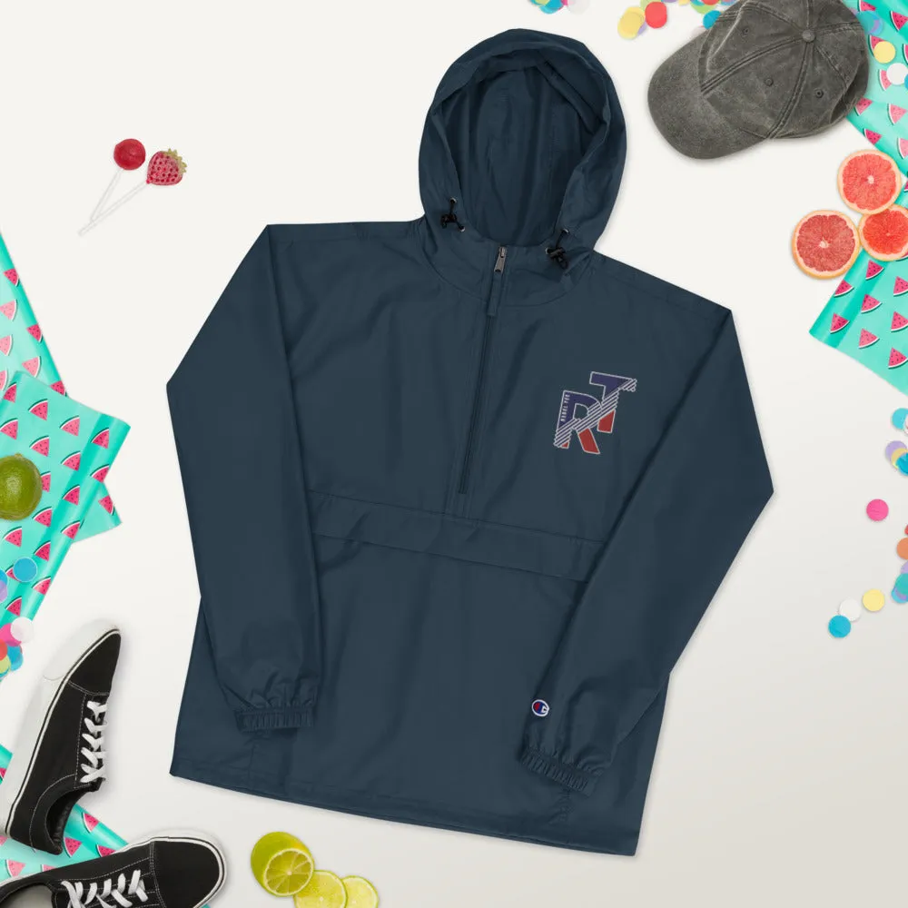 REBEL TEE Embroidered Champion Unisex Packable Jacket