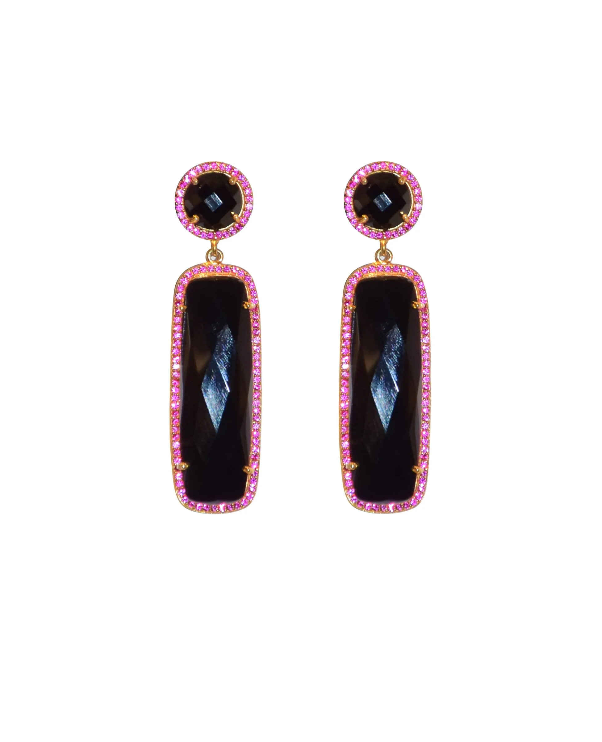 Rectangle Drop Earrings