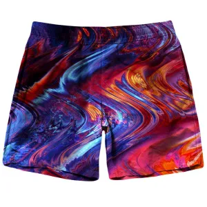 Red Beams Shorts