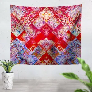 Red Secret Tapestry