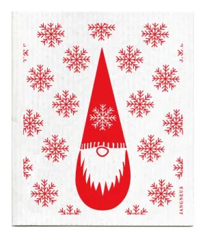 Red Tomte Dishcloth