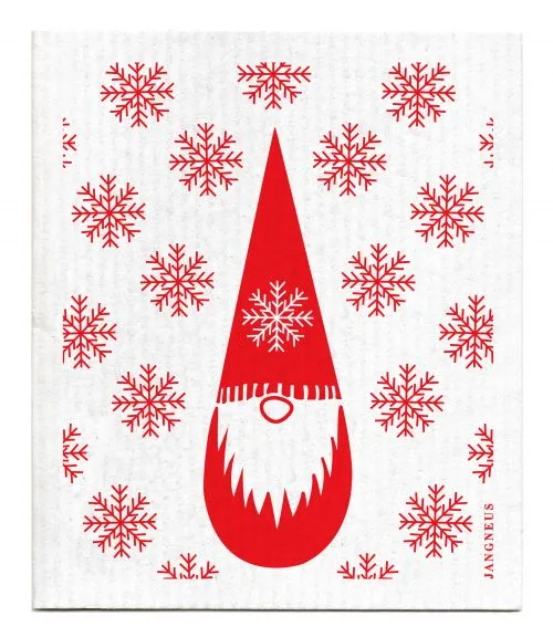 Red Tomte Dishcloth