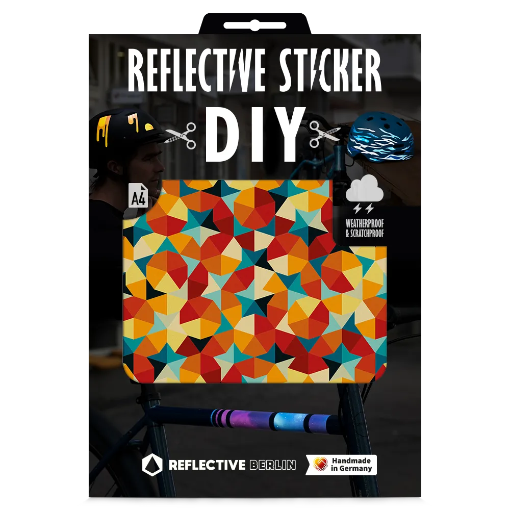 Reflective DIY Sticker: Kites & Darts