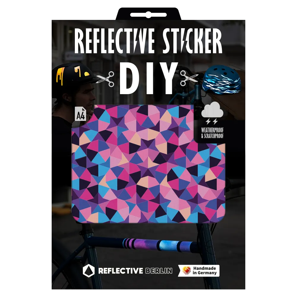 Reflective DIY Sticker: Kites & Darts