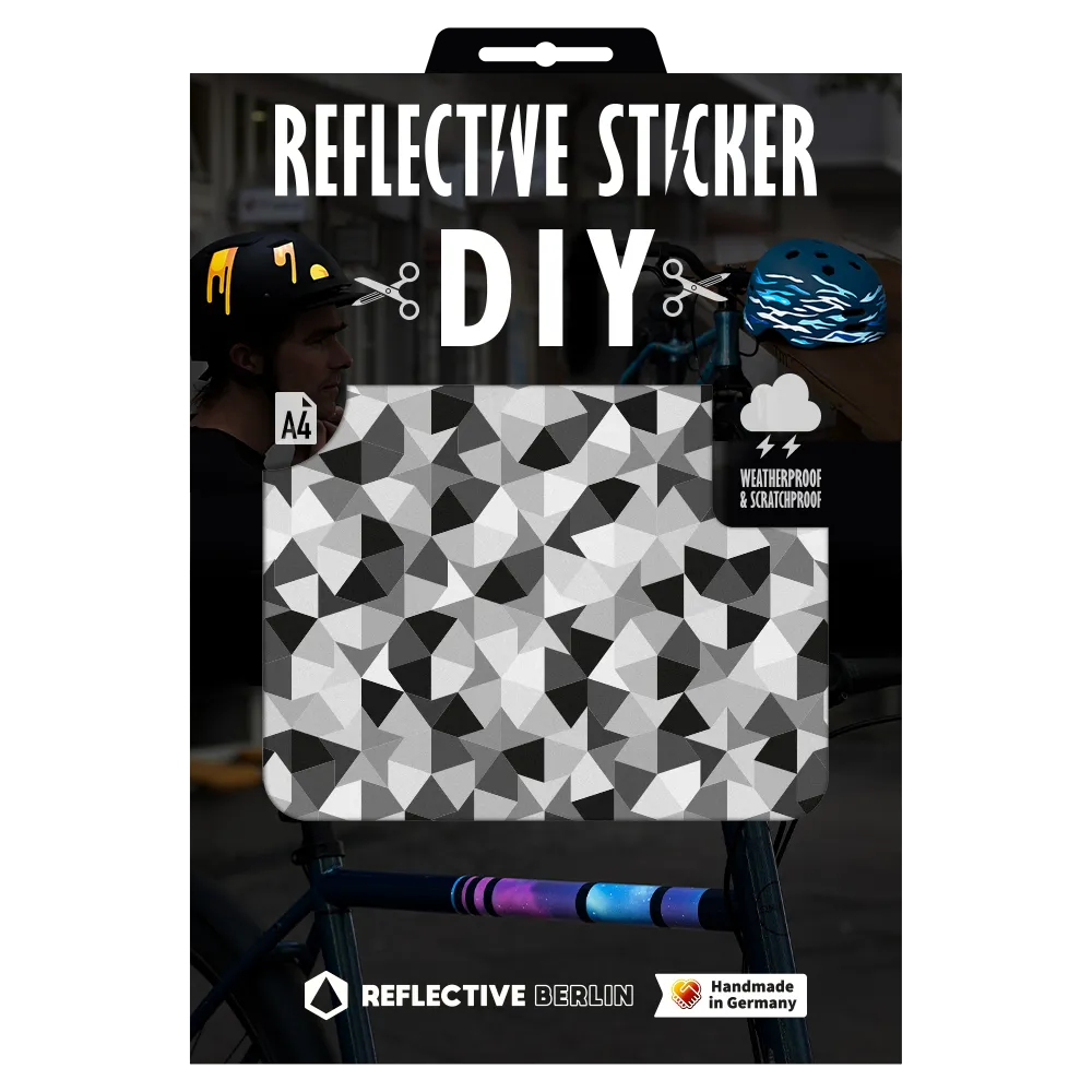 Reflective DIY Sticker: Kites & Darts