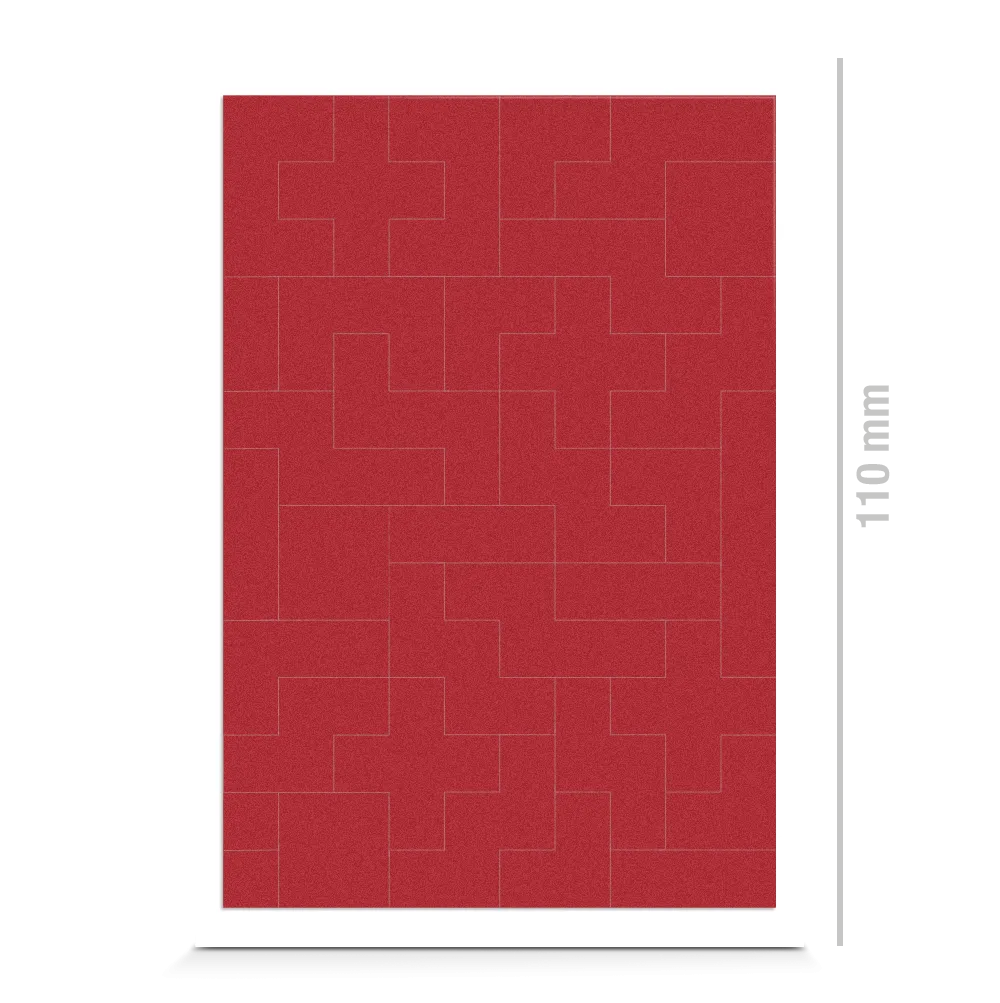 Reflektierende Textilsticker: Bricks