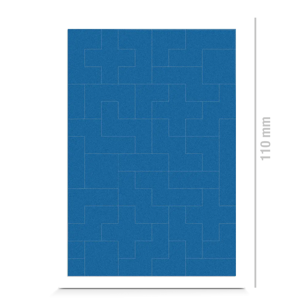 Reflektierende Textilsticker: Bricks