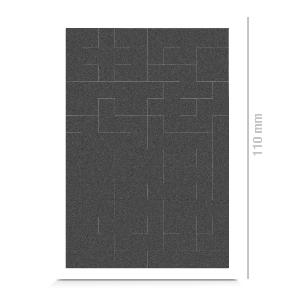 Reflektierende Textilsticker: Bricks