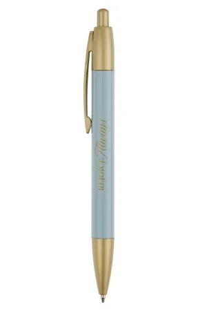 Rejoice Always Frosty Blue Pen in Gift Box