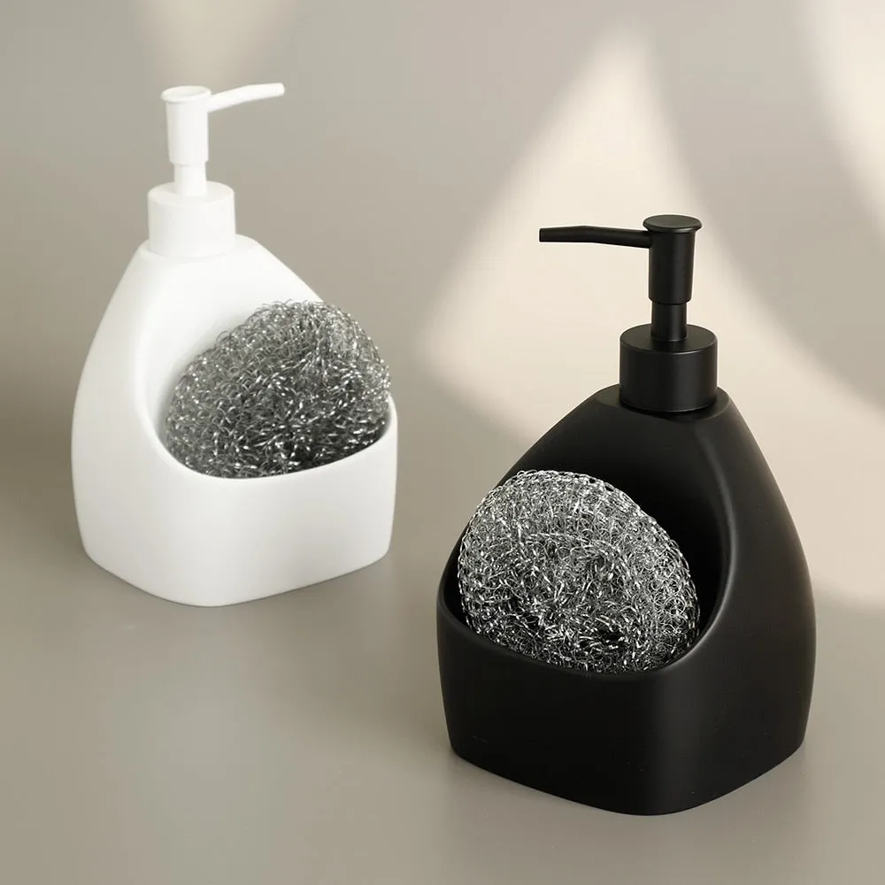 Resin Soap Dispenser And Sponge Caddy Holder