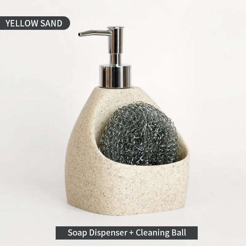 Resin Soap Dispenser And Sponge Caddy Holder