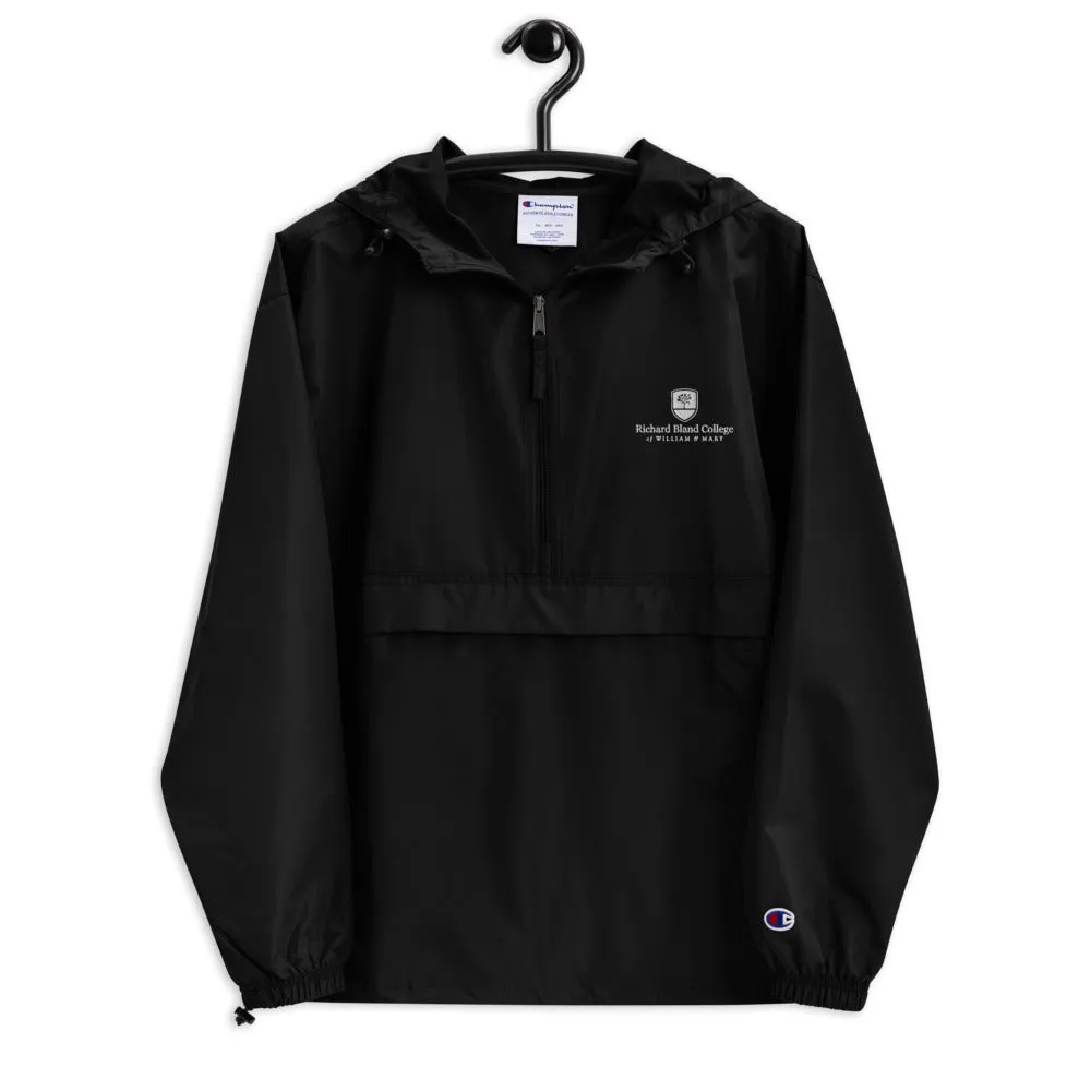 Richard Bland College Embroidered Champion Packable Jacket