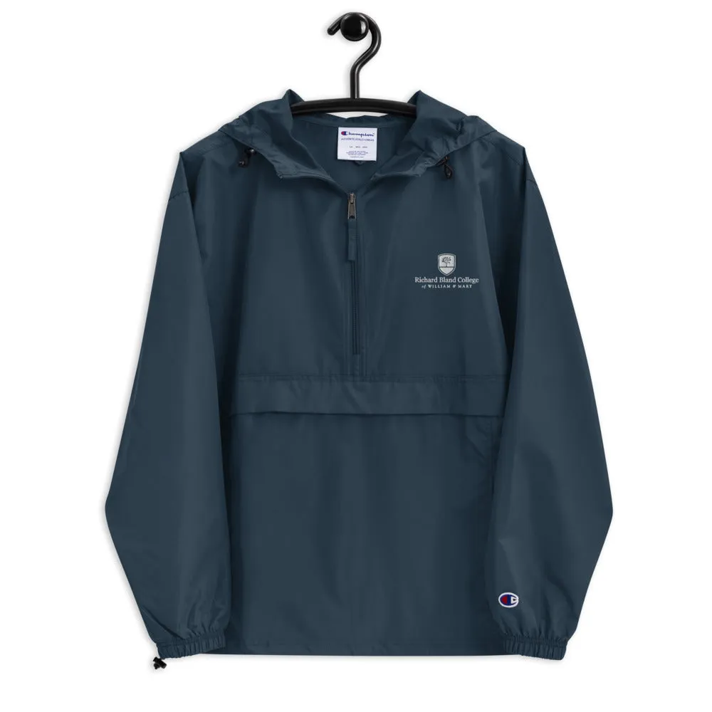 Richard Bland College Embroidered Champion Packable Jacket