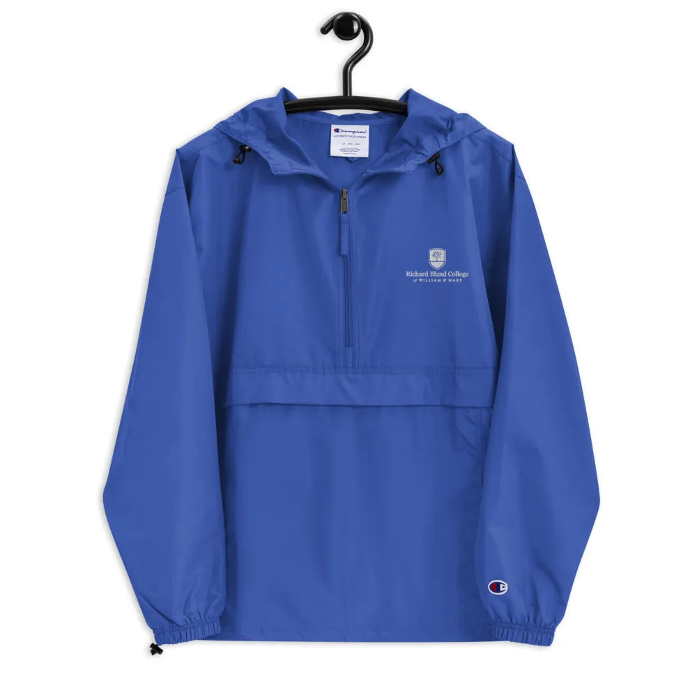 Richard Bland College Embroidered Champion Packable Jacket