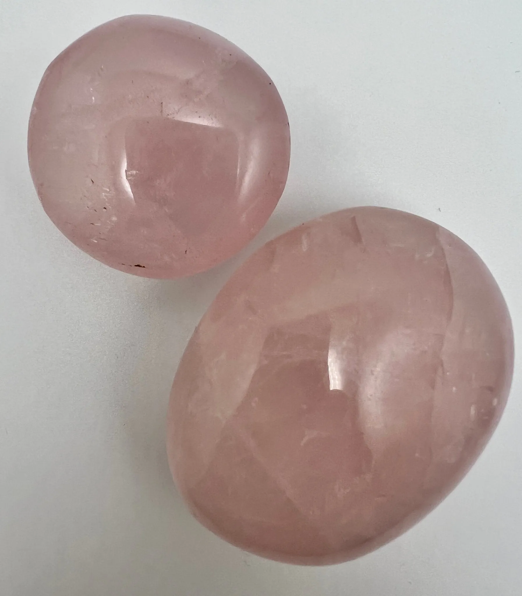 Rose Quartz palm stone