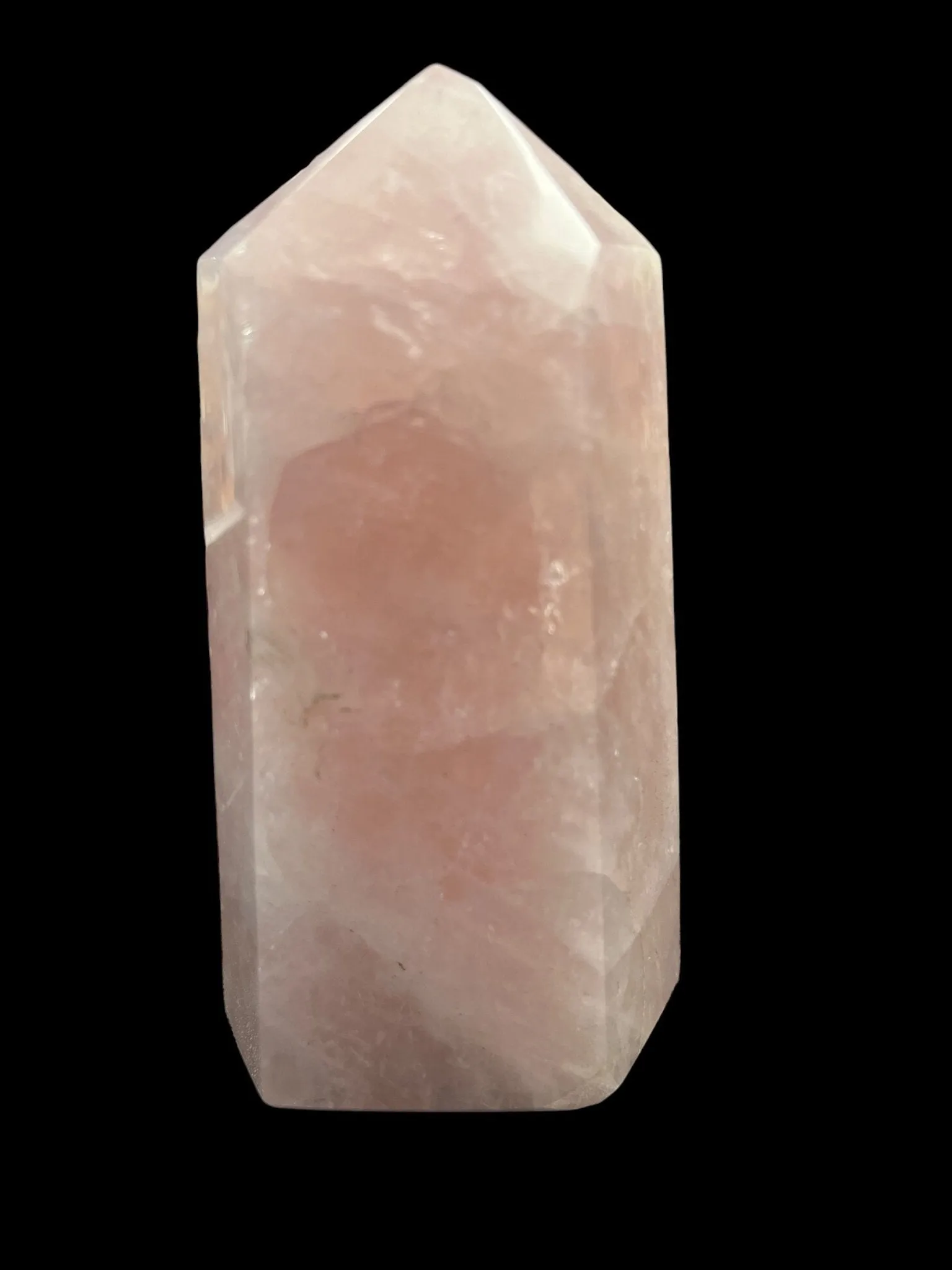 Rose Quartz Towers - Deep Pink Crystal Tower