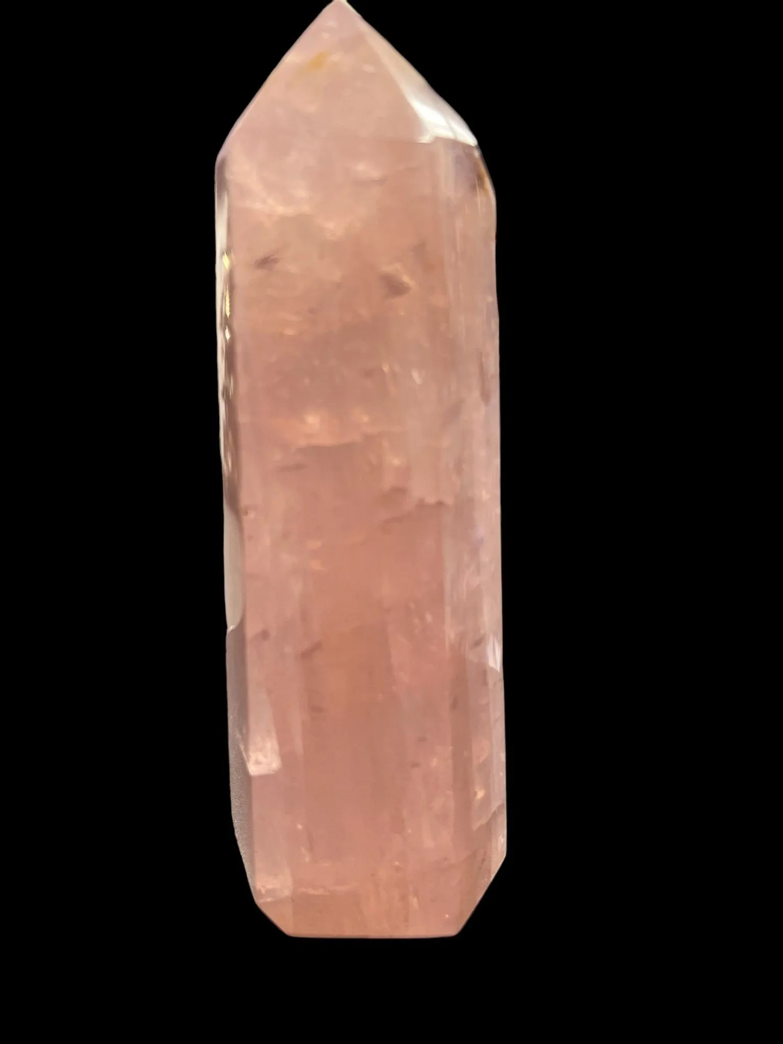 Rose Quartz Towers - Deep Pink Crystal Tower