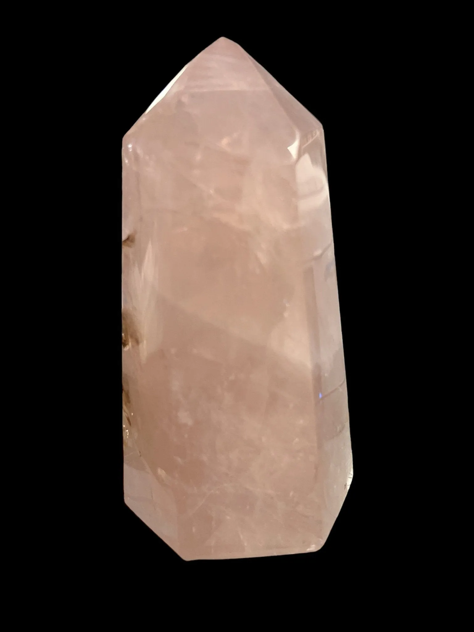 Rose Quartz Towers - Deep Pink Crystal Tower