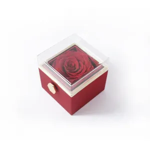 Rotating Floral Jewelry Organizer - Elegant Storage for Accessories