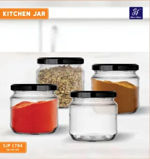 Round Jar with metal cap