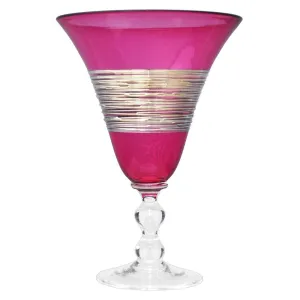 Ruby Silverspun Water Glass