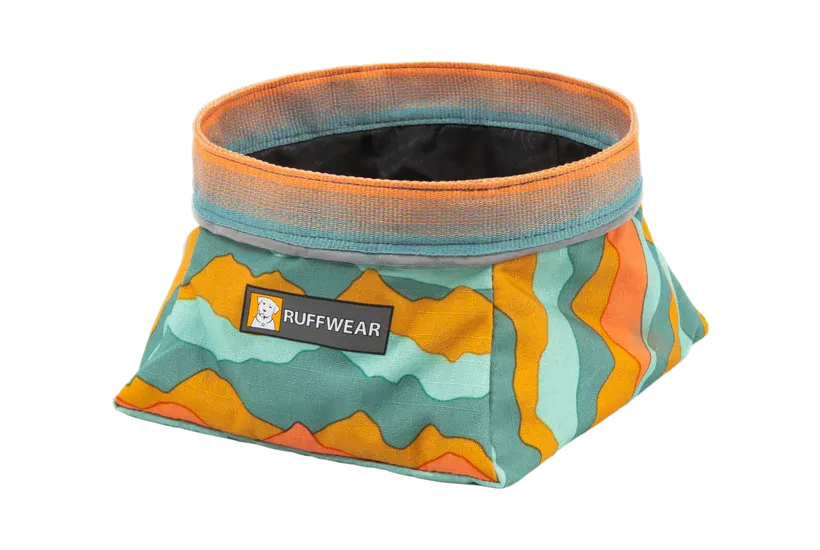 RUFFWEAR Quencher Packable Dog Bowl - Spring Mouintains