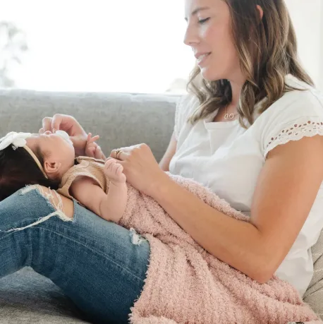 Saranoni Ribbed Bamboni Mini Blanket