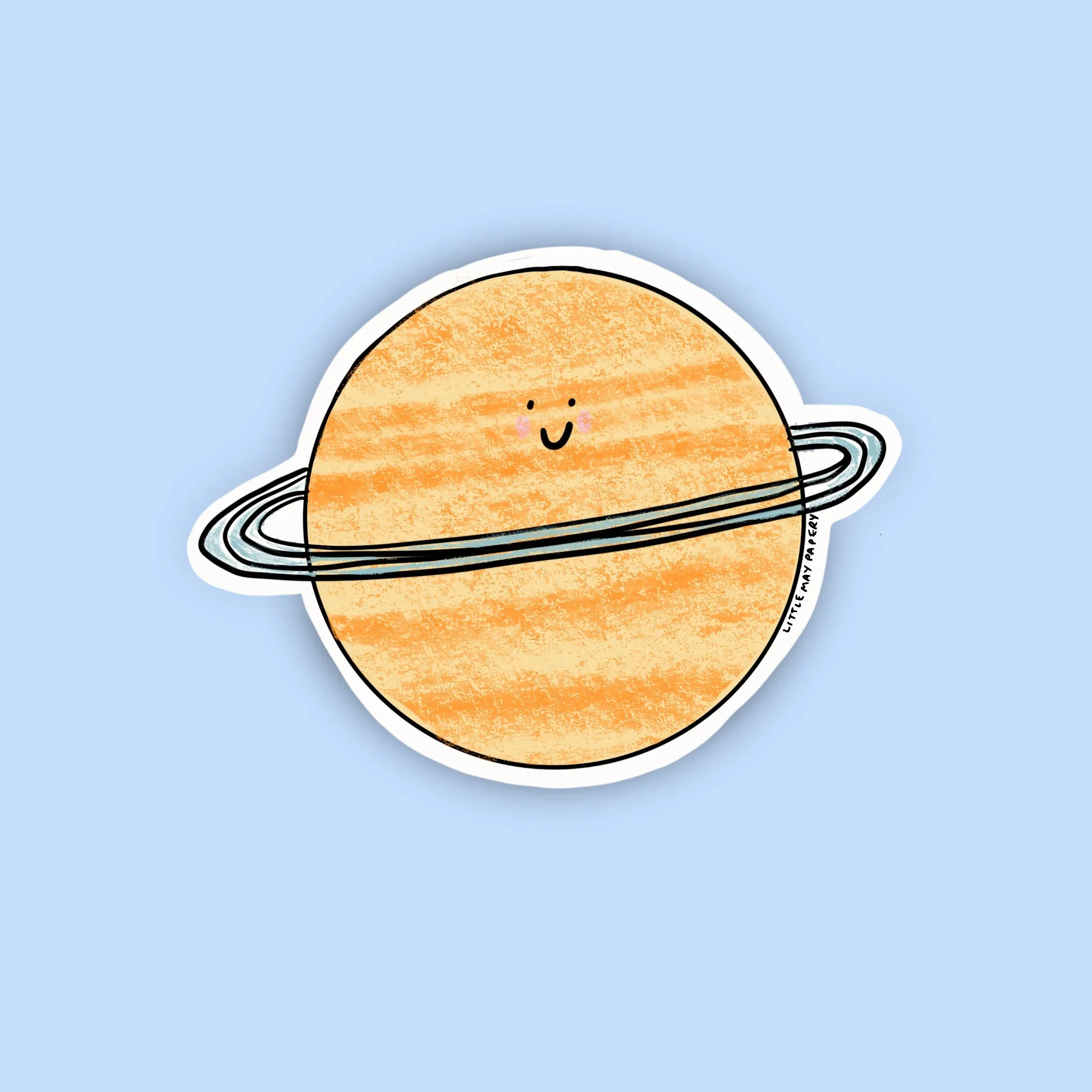 Saturn Vinyl Sticker