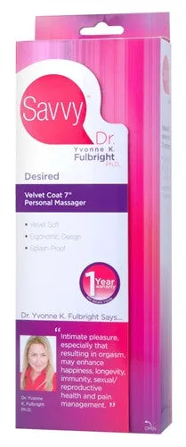 Savvy Desired Personal Massager - Pink
