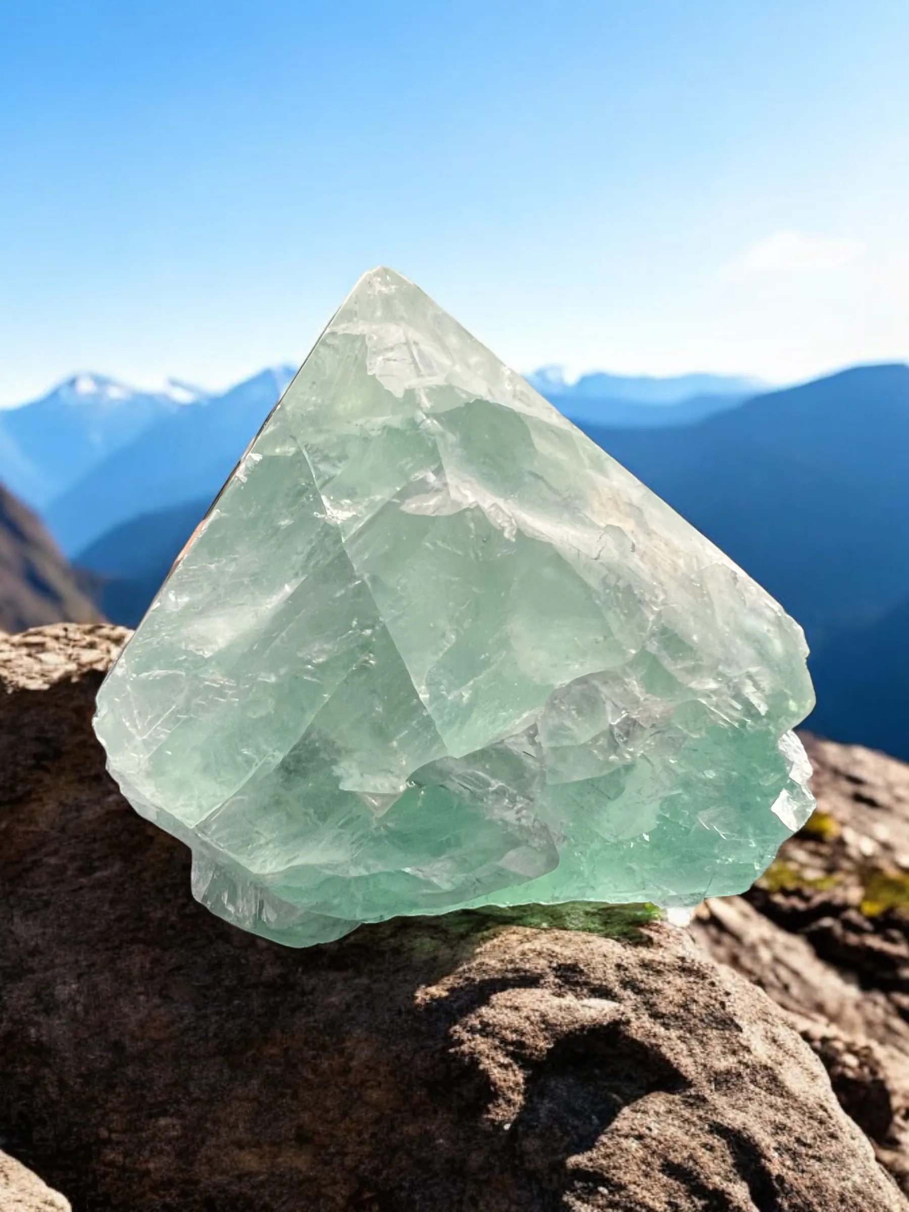 Semi-Polished Gemstone Crystal Points