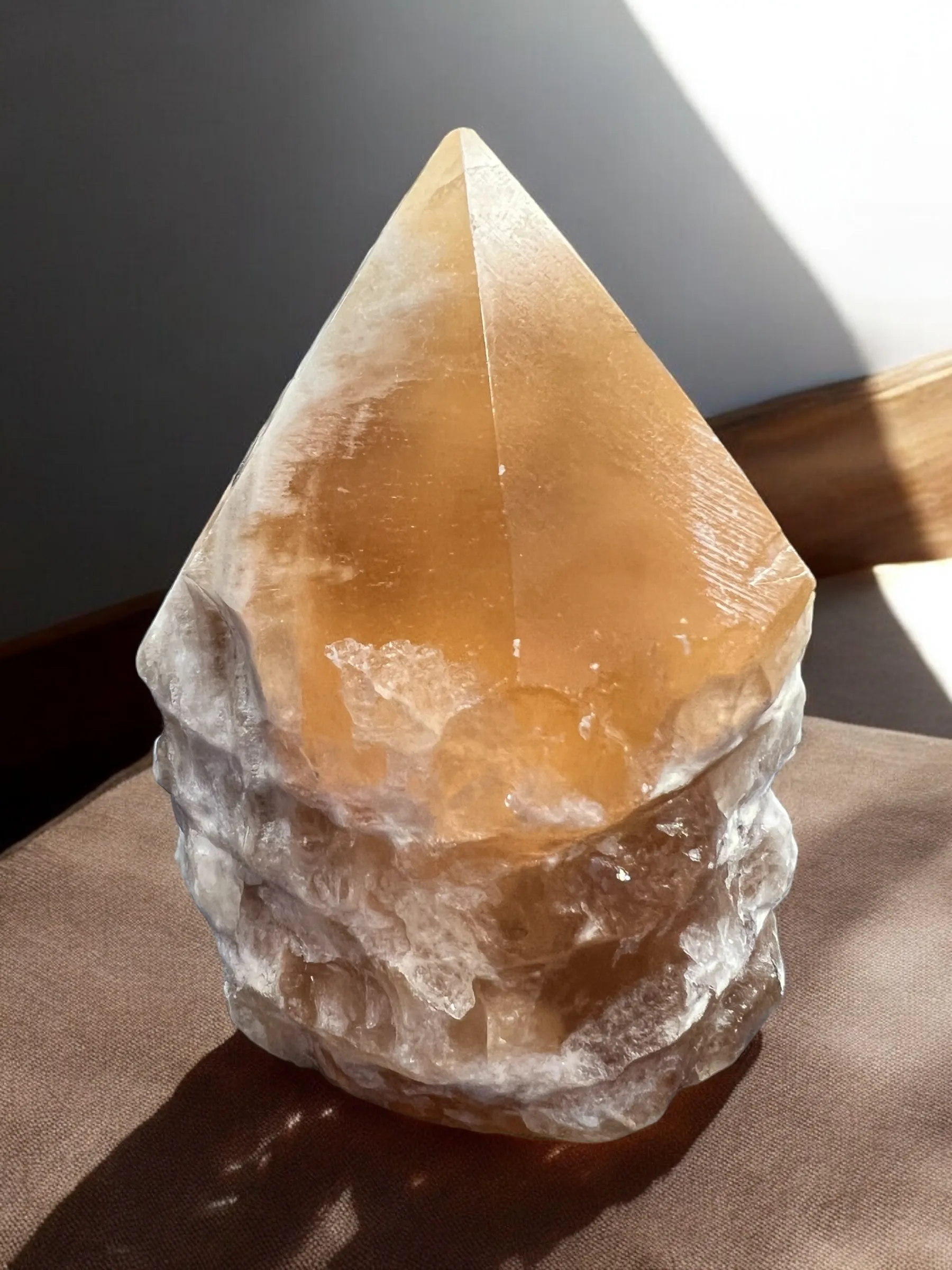 Semi-Polished Gemstone Crystal Points