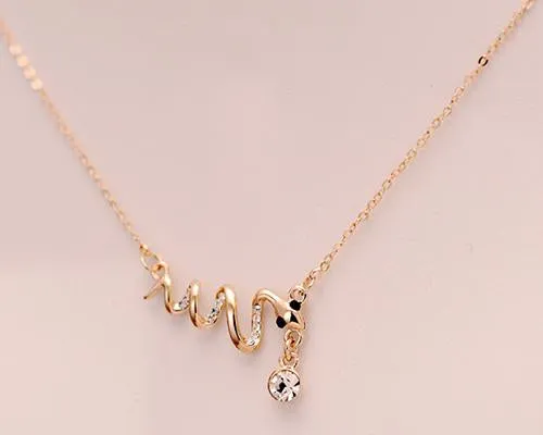 Serpent Crystal Necklace