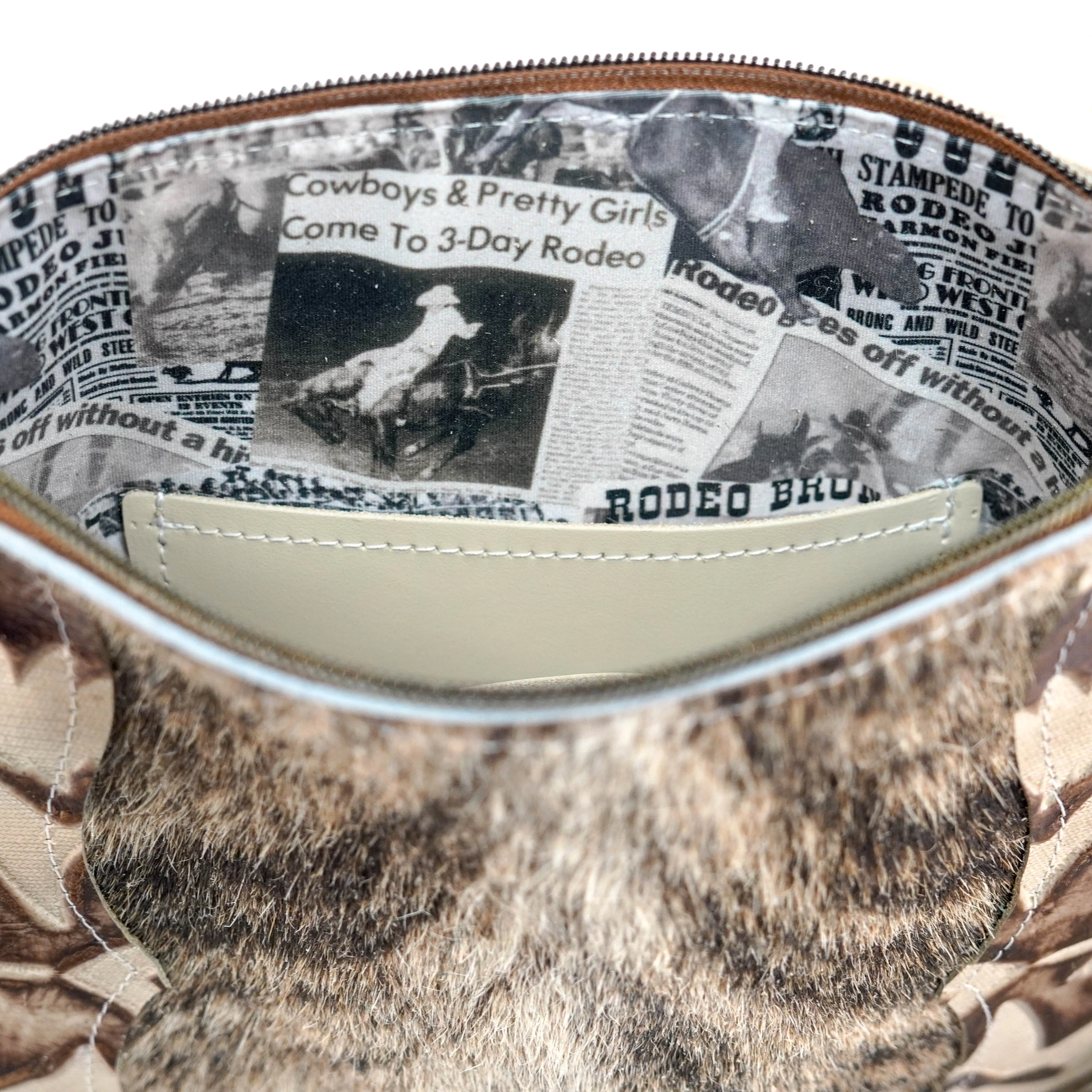 Shania - Brindle w/ Ivory & Brown Laredo