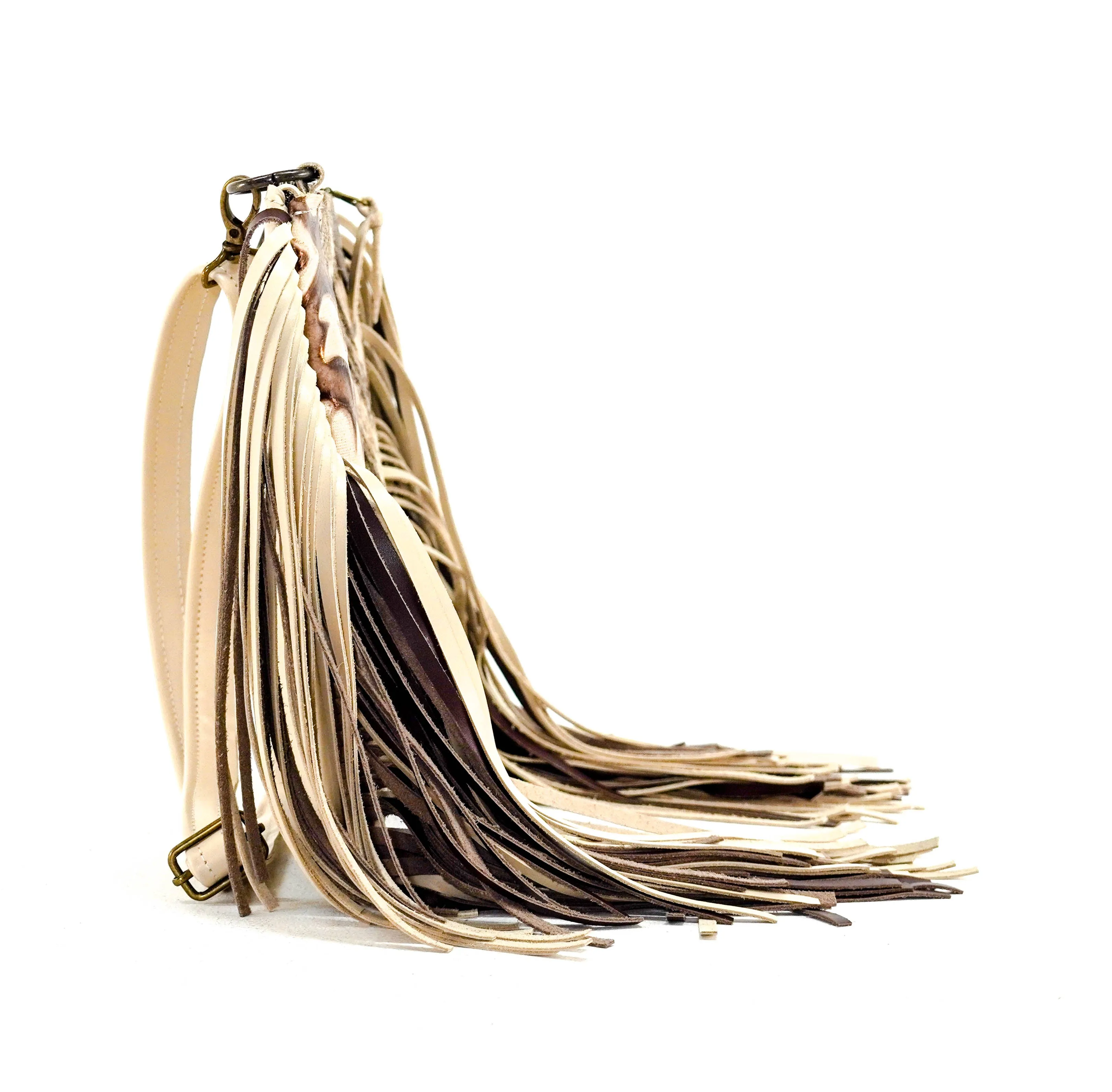 Shania - Brindle w/ Ivory & Brown Laredo