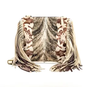 Shania - Brindle w/ Ivory & Brown Laredo