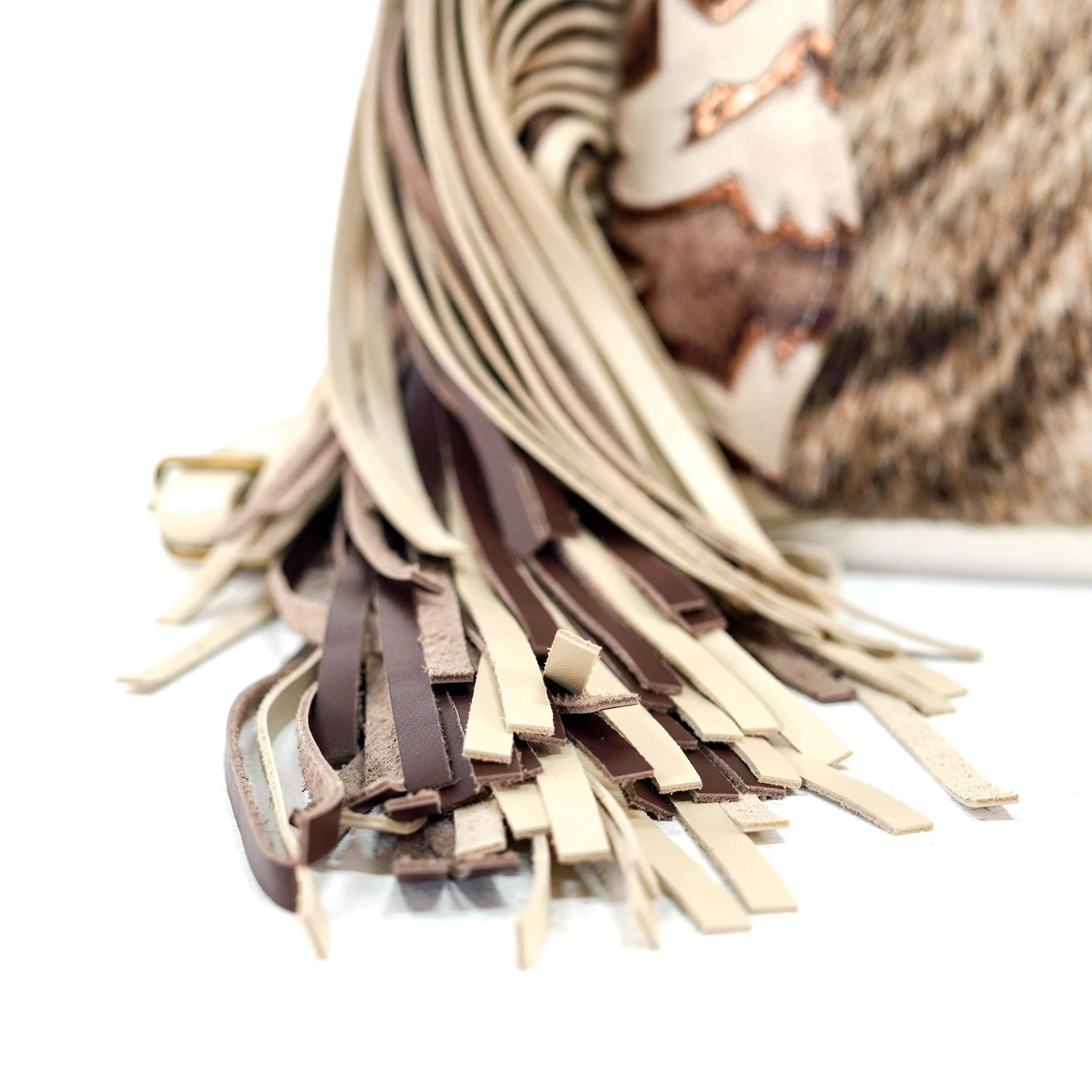 Shania - Brindle w/ Ivory & Brown Laredo