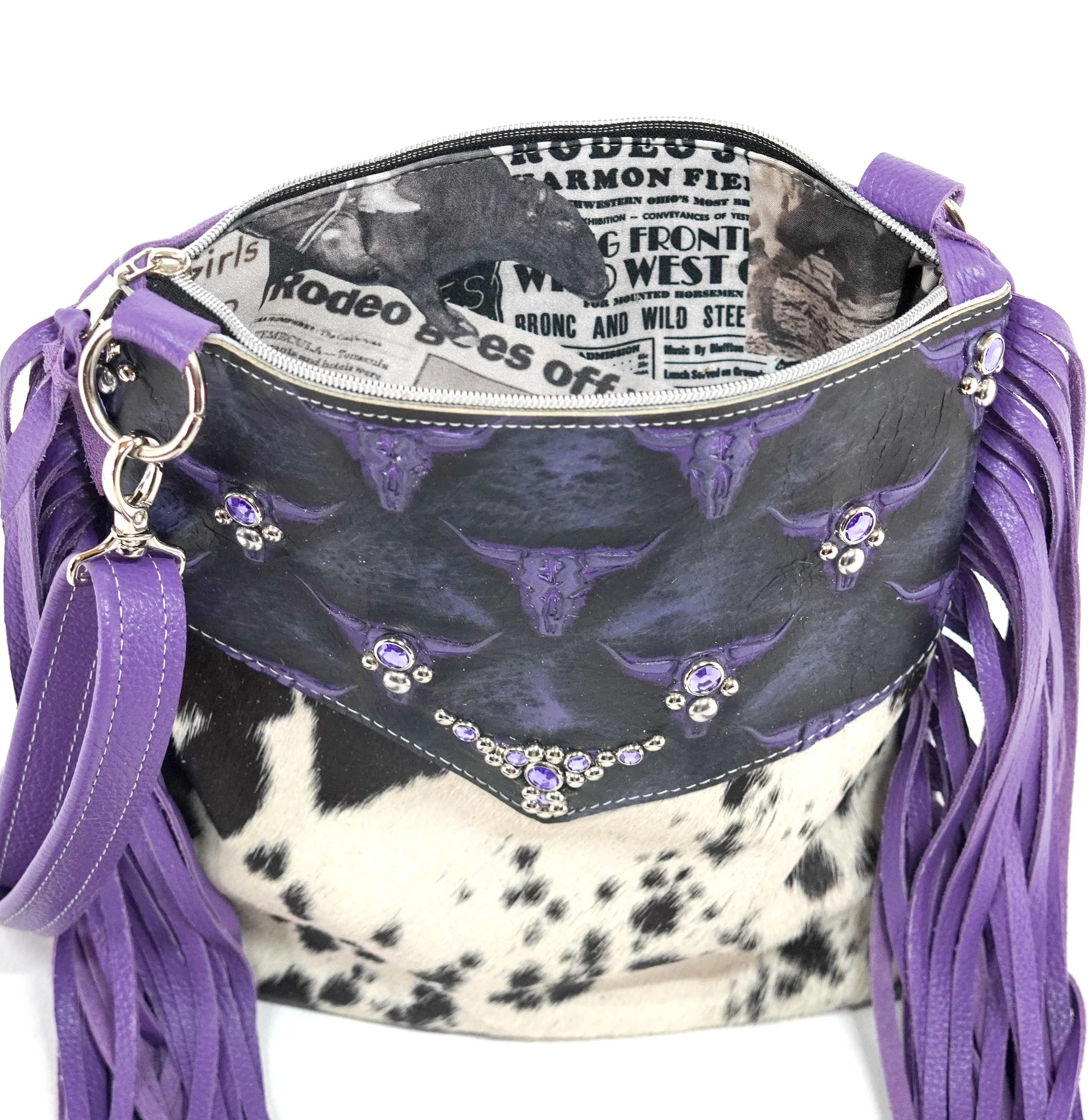 Shania - Chocolate & White w/ Midnight Rain Skulls