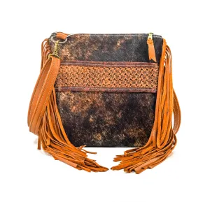 Shania - Dark Brindle w/ Braided Embossed