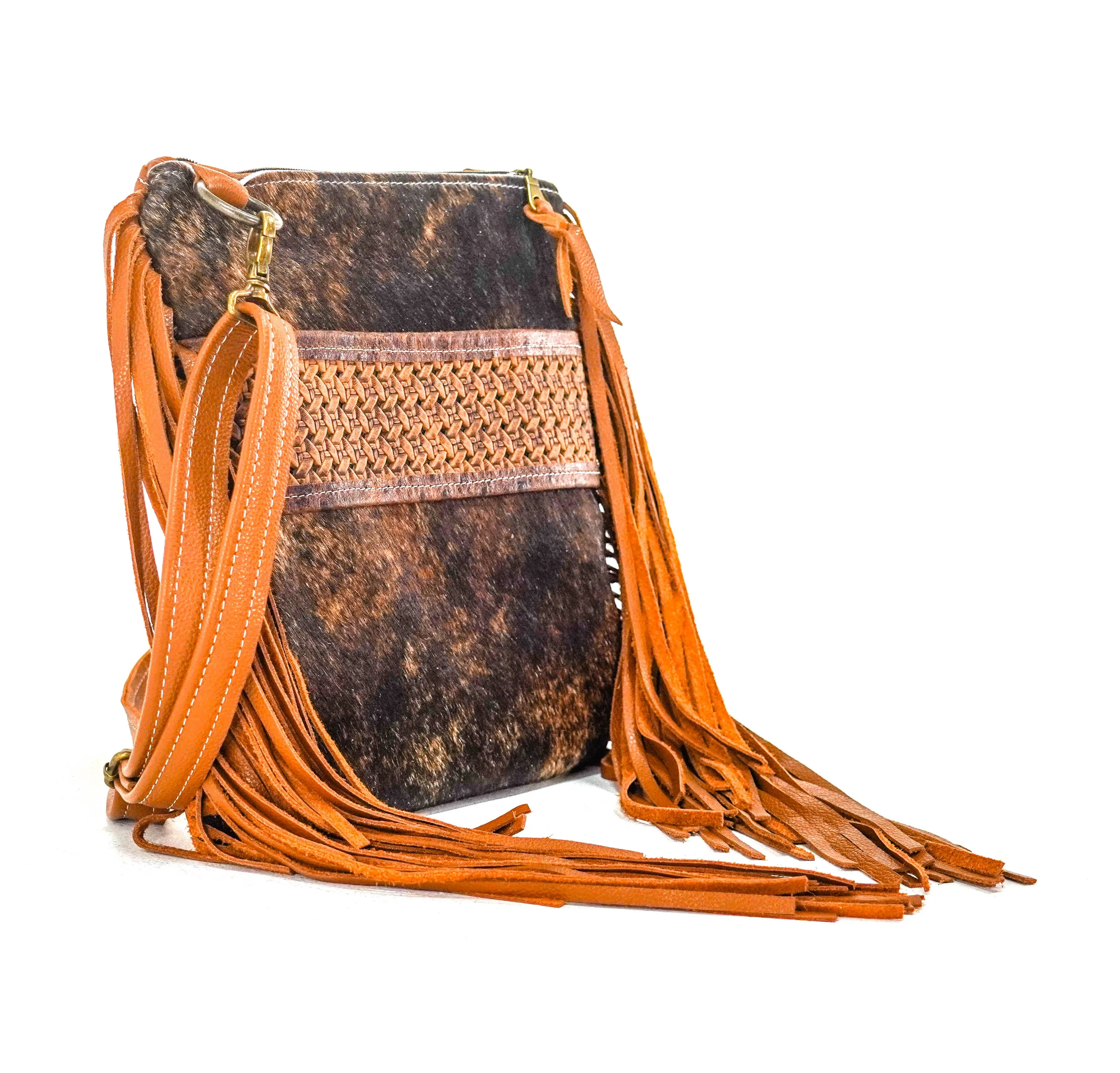 Shania - Dark Brindle w/ Braided Embossed