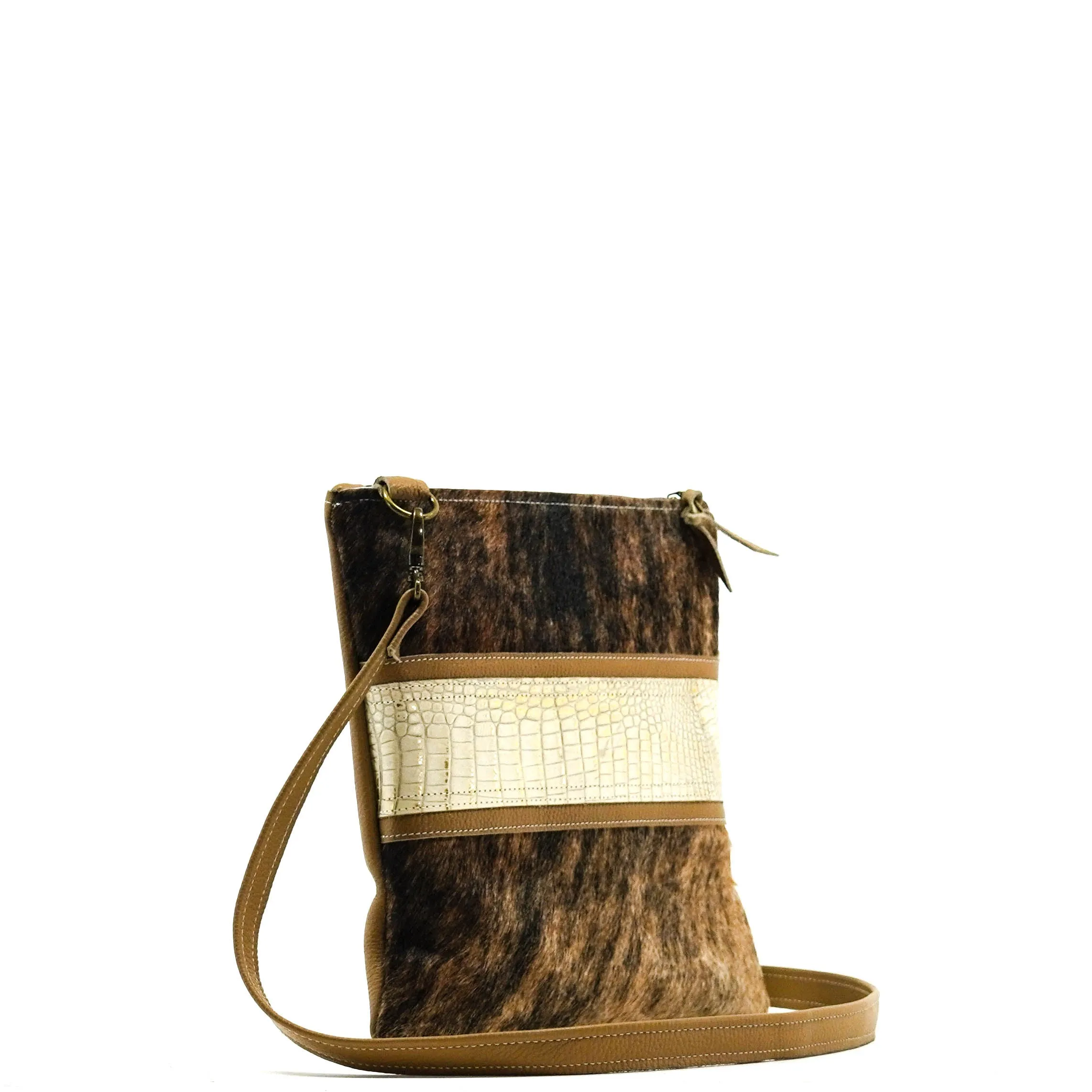 Shania - Two-Tone Brindle w/ Ivory Croc