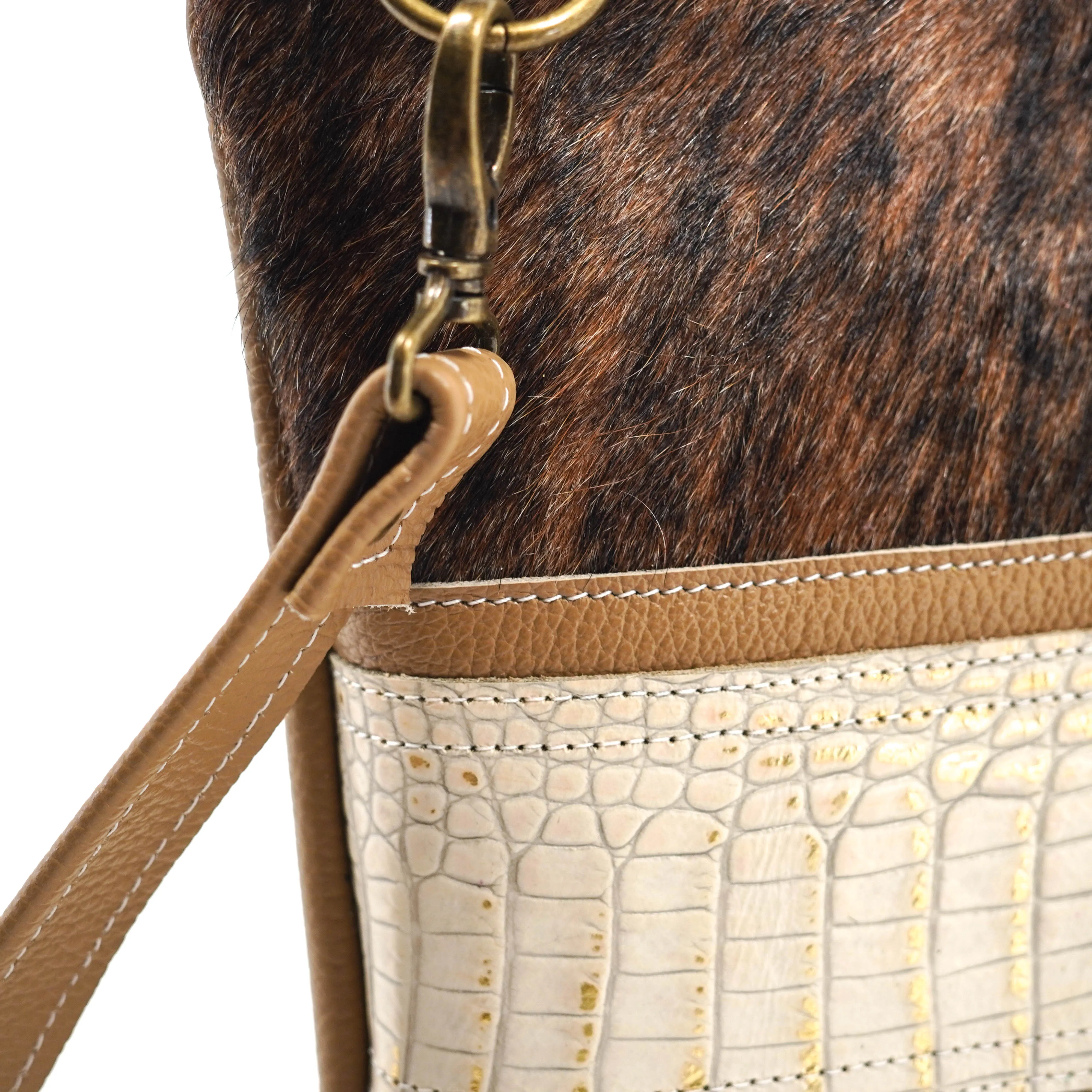 Shania - Two-Tone Brindle w/ Ivory Croc
