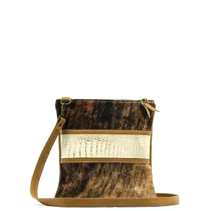 Shania - Two-Tone Brindle w/ Ivory Croc