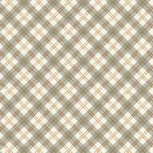Sherwood Plaid in Olive by Makower UK